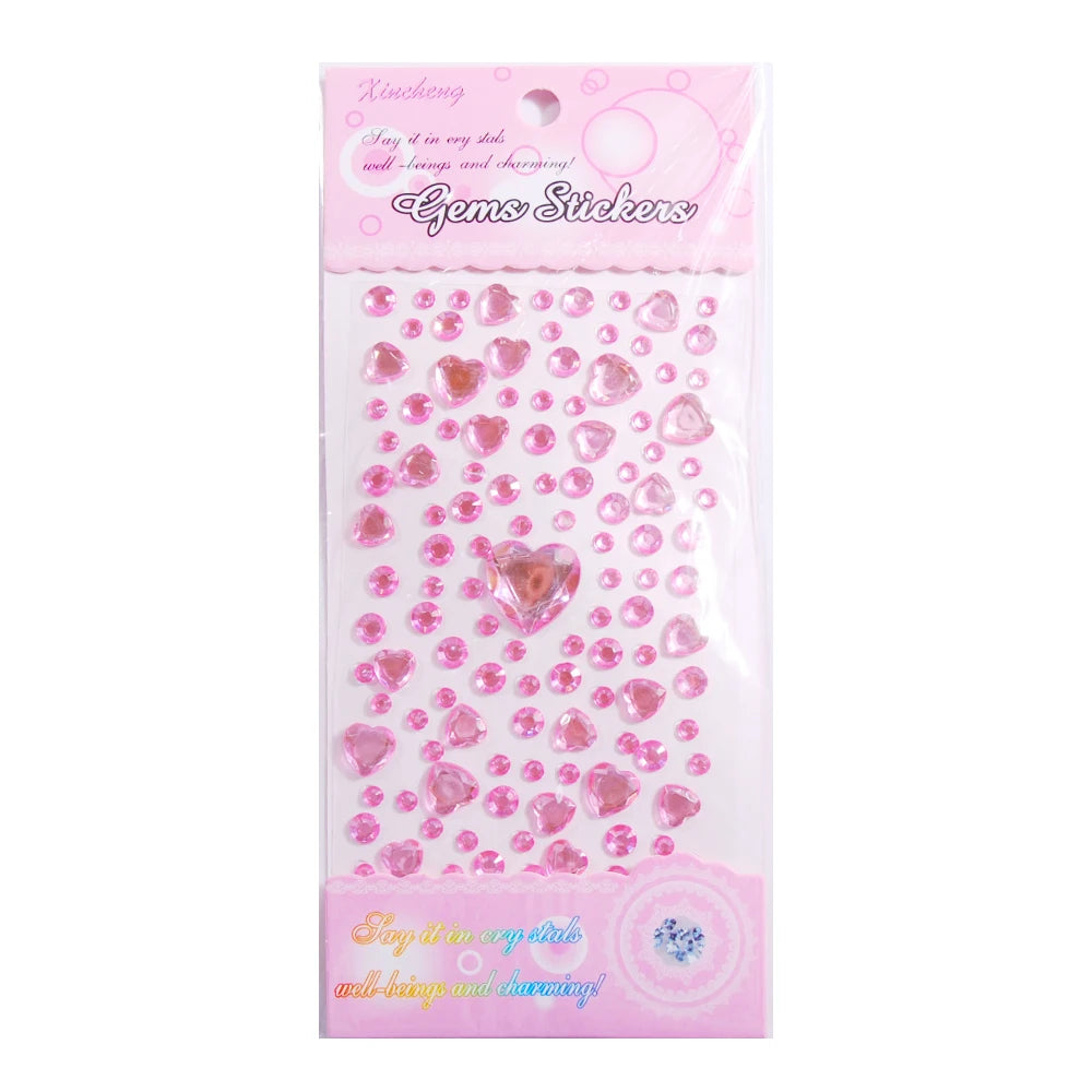 Rhinestone Hearts N Dots