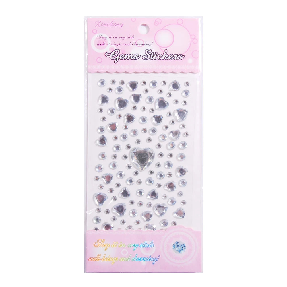 Rhinestone Hearts N Dots
