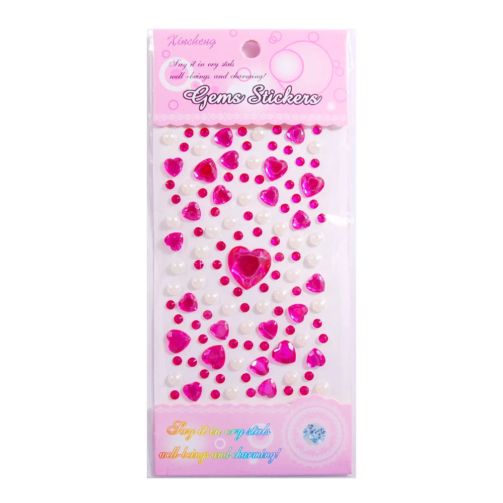 Rhinestone Hearts N Dots