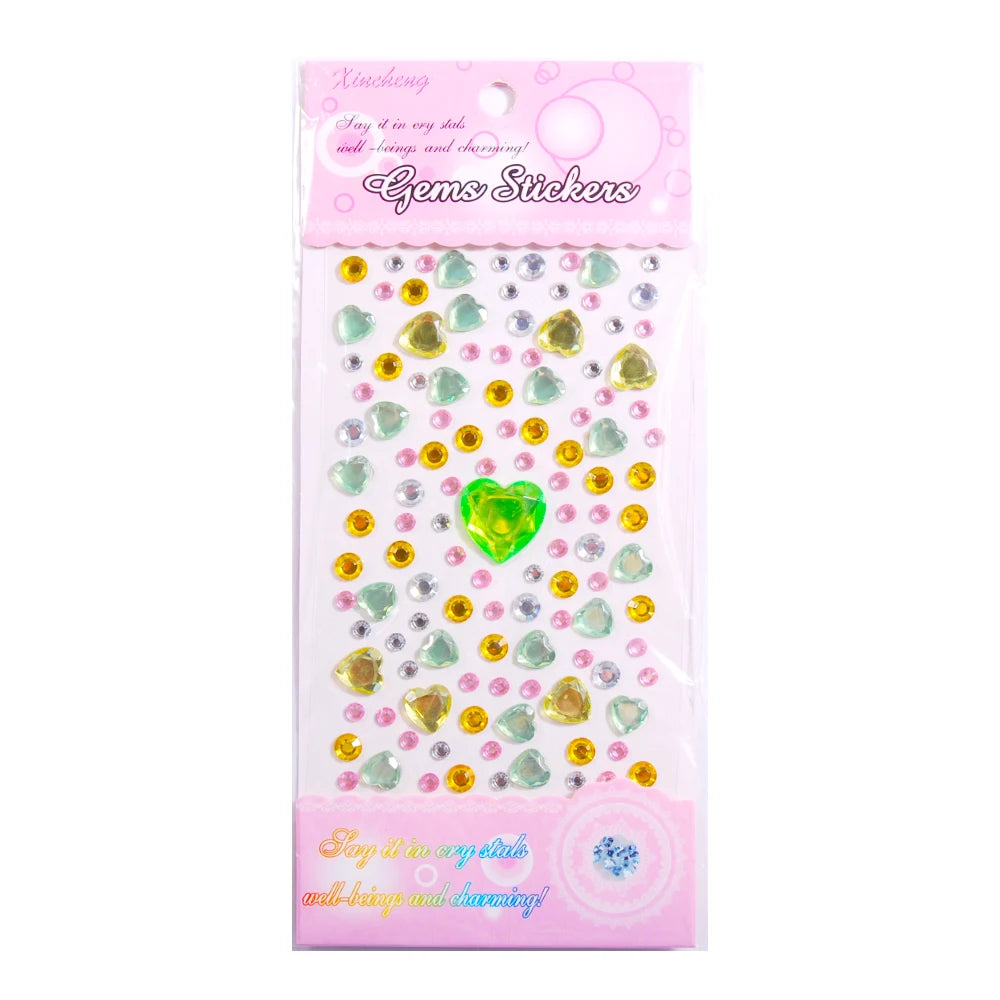 Rhinestone Hearts N Dots