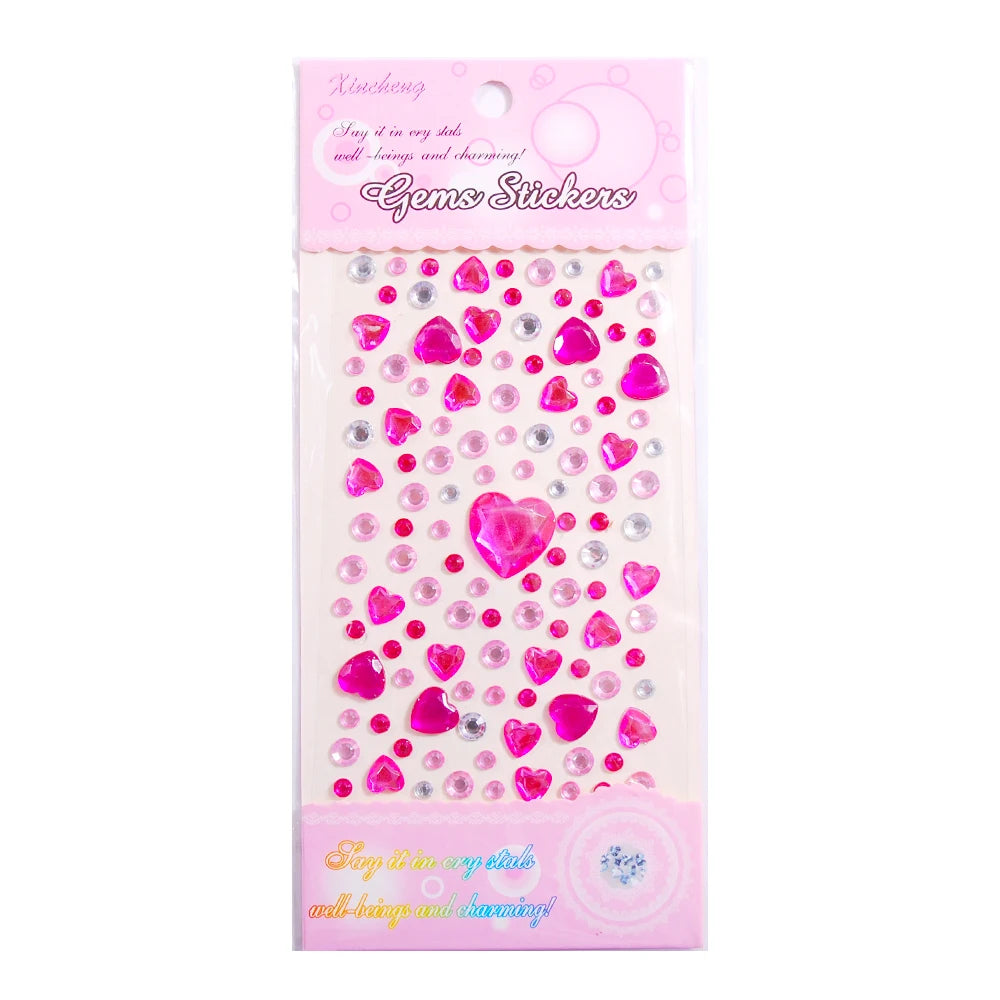 Rhinestone Hearts N Dots