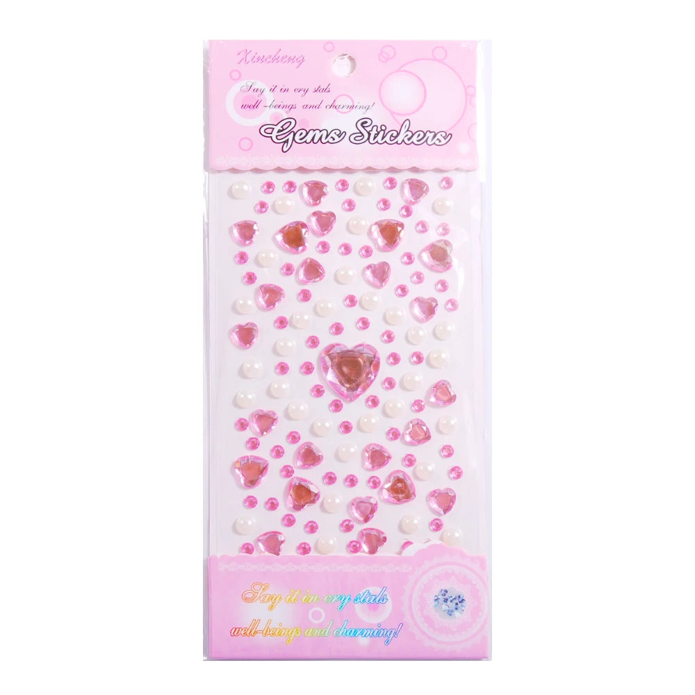 Rhinestone Hearts N Dots
