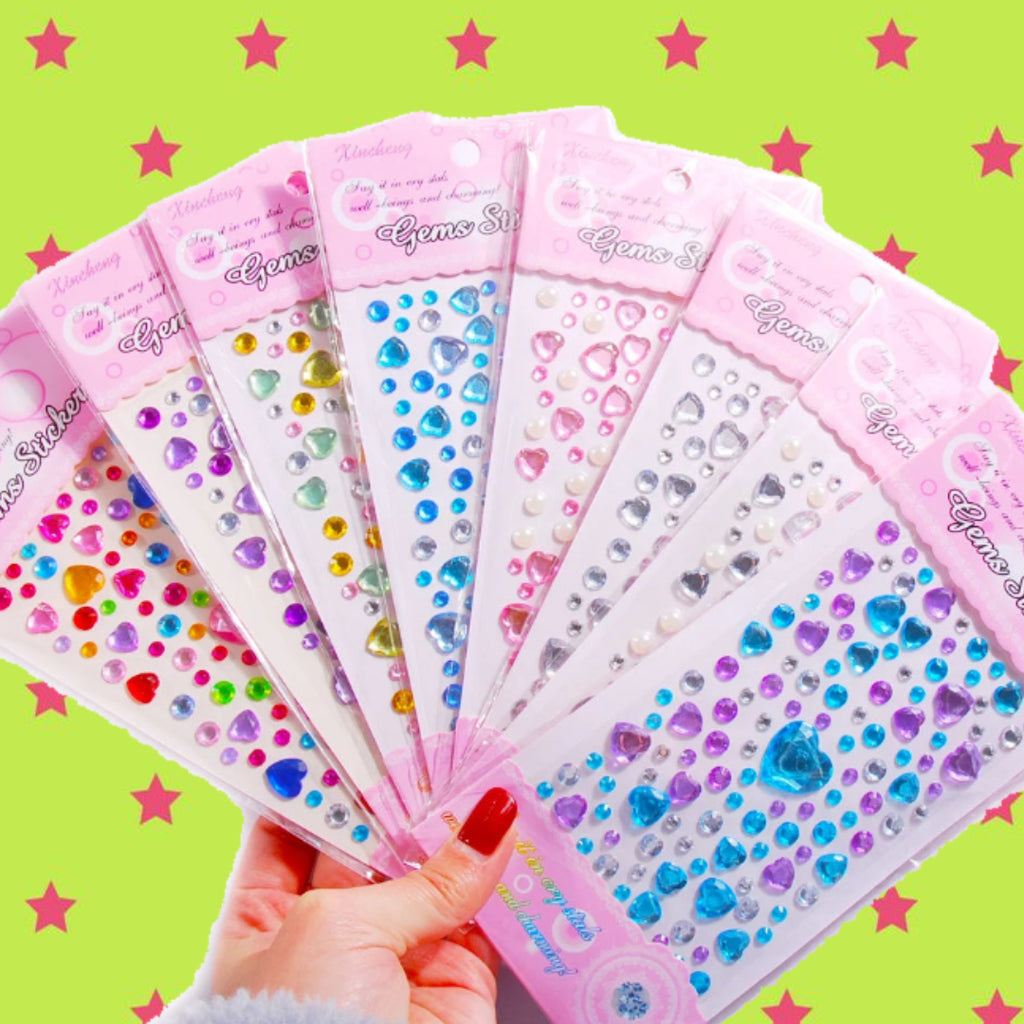 Rhinestone Hearts N Dots