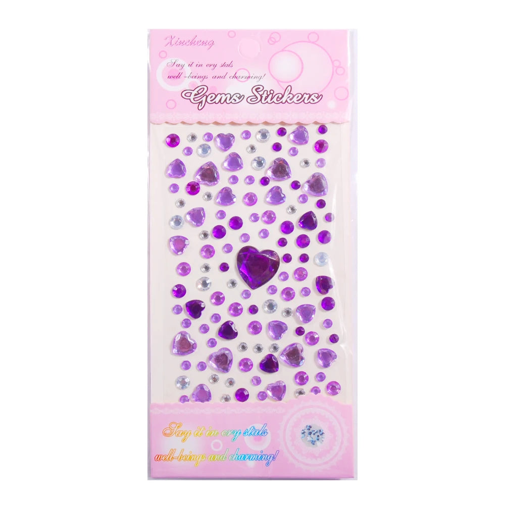 Rhinestone Hearts N Dots