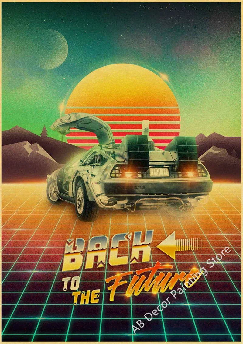Retro Movie Poster Prints