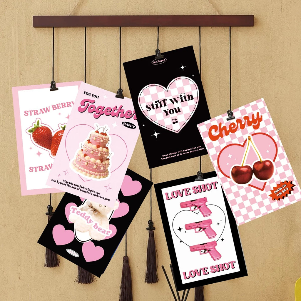 Pink Wall Collage Kit