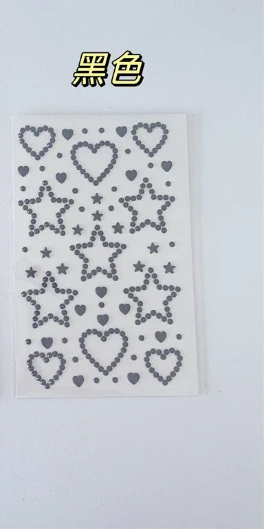 Y2K Rhinestone Stars and Hearts