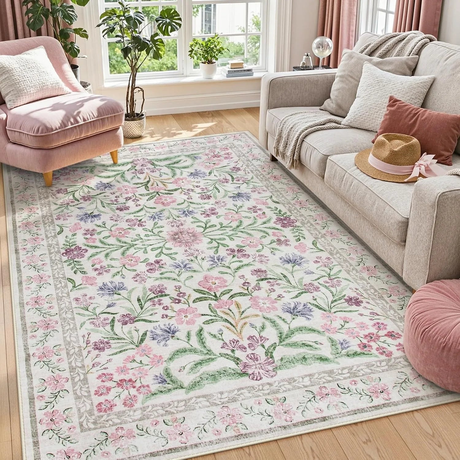 Vinty Floral Rugs