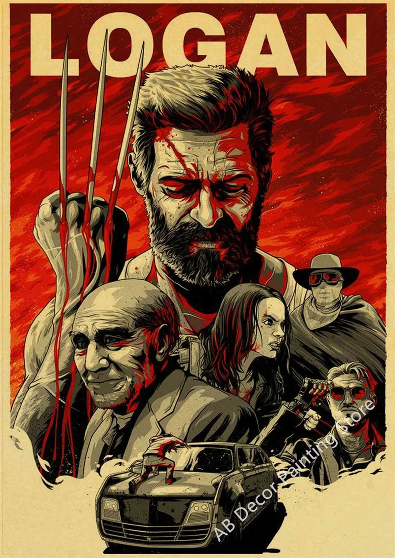 Retro Movie Poster Prints