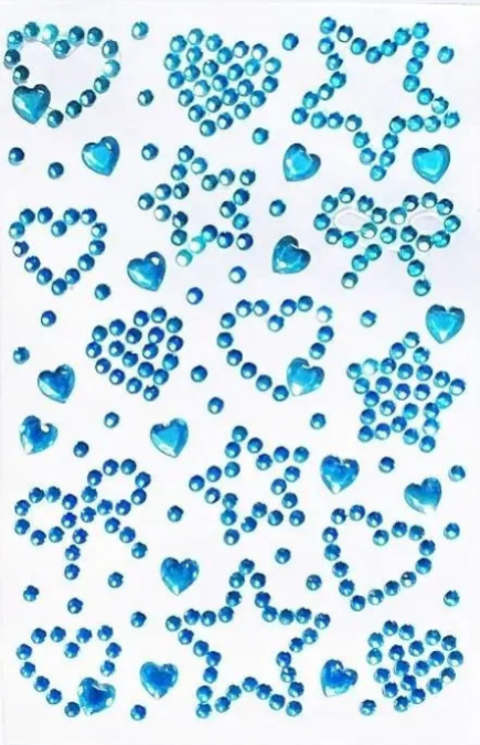 3D Rhinsetones Sheetz