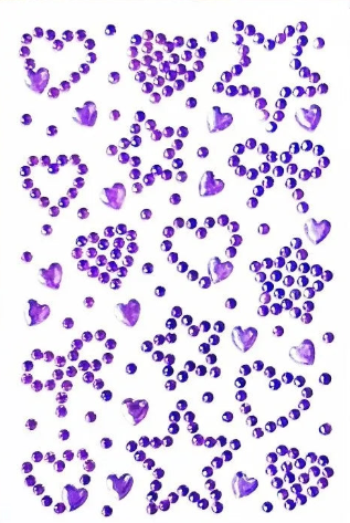 3D Rhinsetones Sheetz