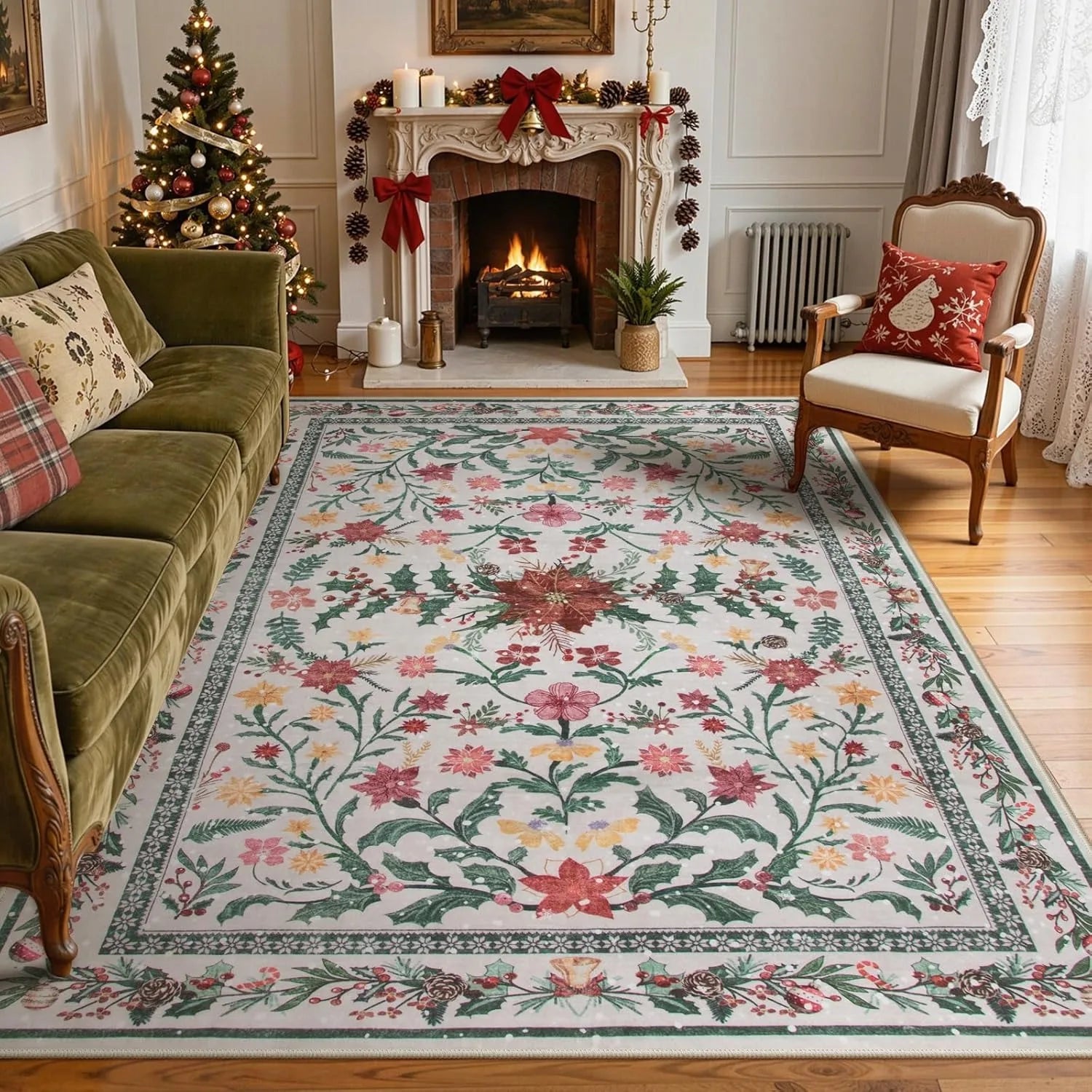 Vinty Floral Rugs