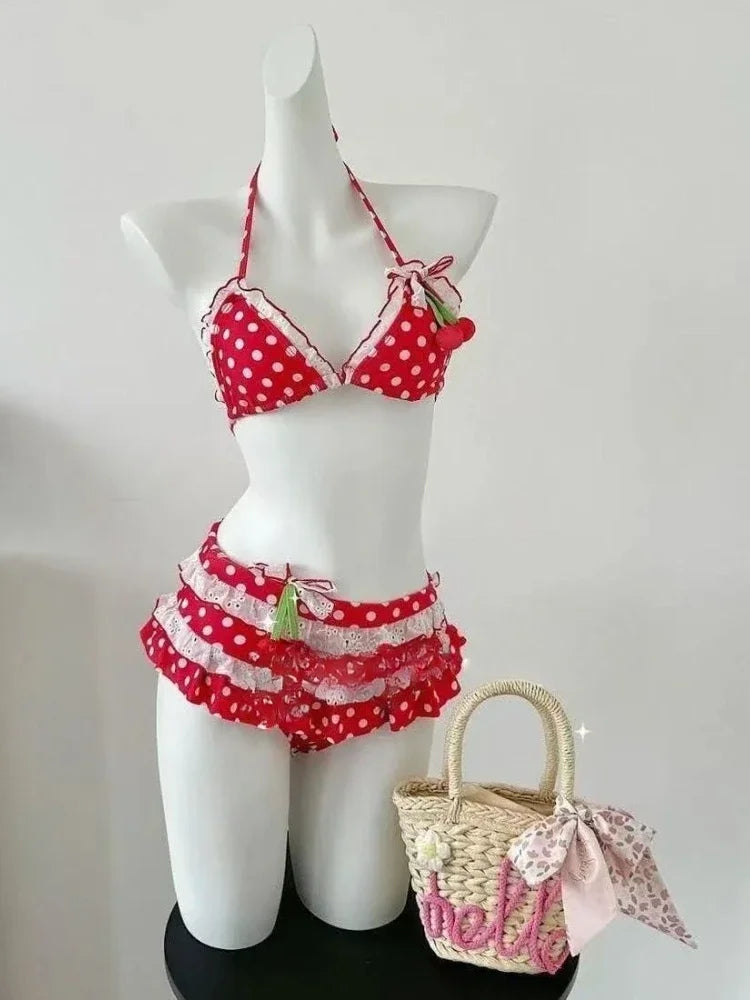 Mona Polka Dot Bikini Set