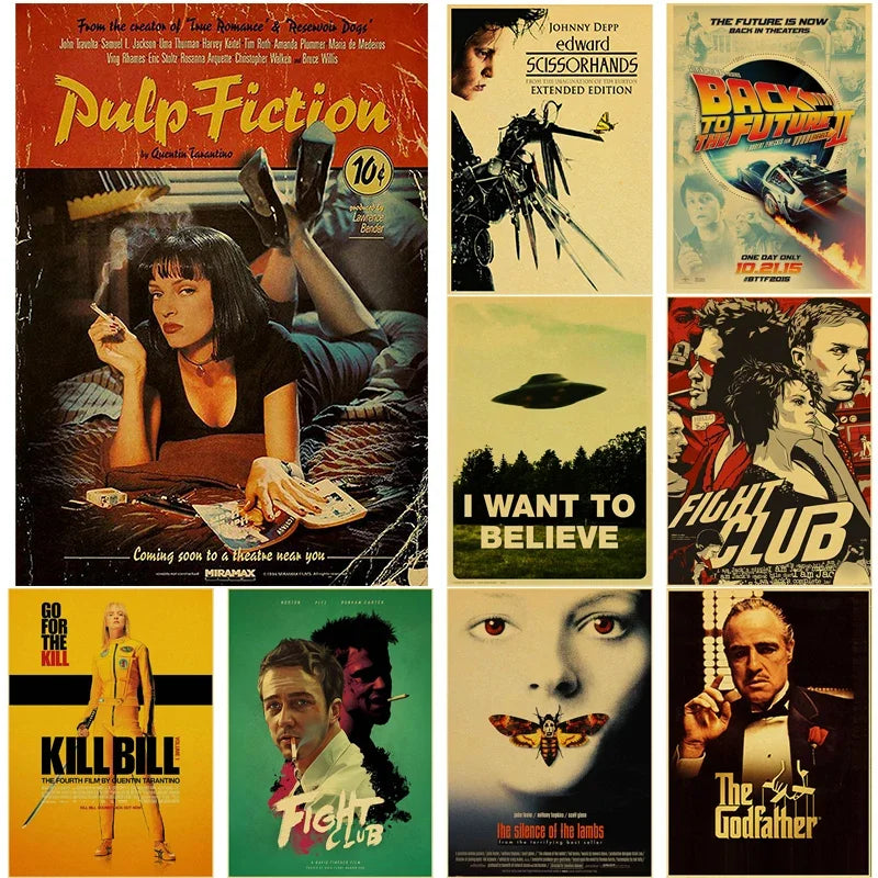 Retro Movie Poster Prints